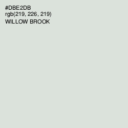 #DBE2DB - Willow Brook Color Image